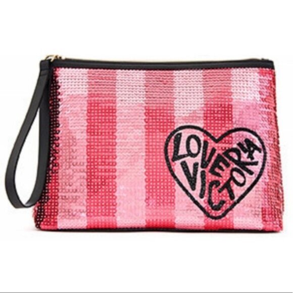 VICTORIA'S SECRET Sequined cosmetic bag and lotion bundle - Picture 5 of 5